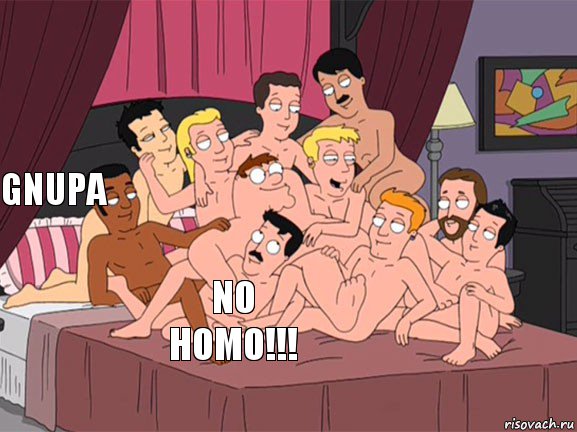 Gnupa    No Homo!!!, Комикс Семейный Гей