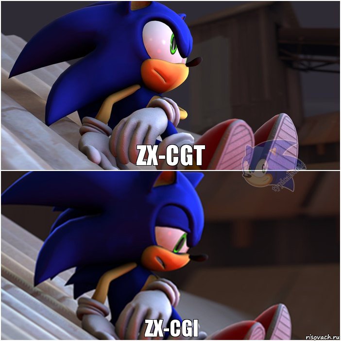 zx-cgt zx-cgi, Комикс Sonic 1