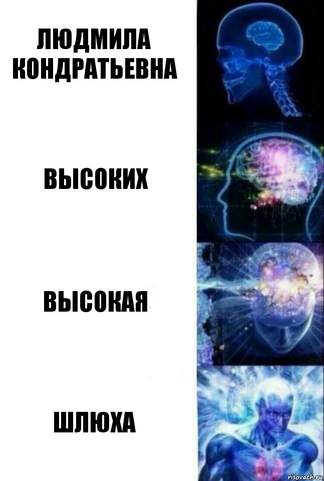 людмила кондратьевна высоких высокая шлюха, Комикс  Сверхразум