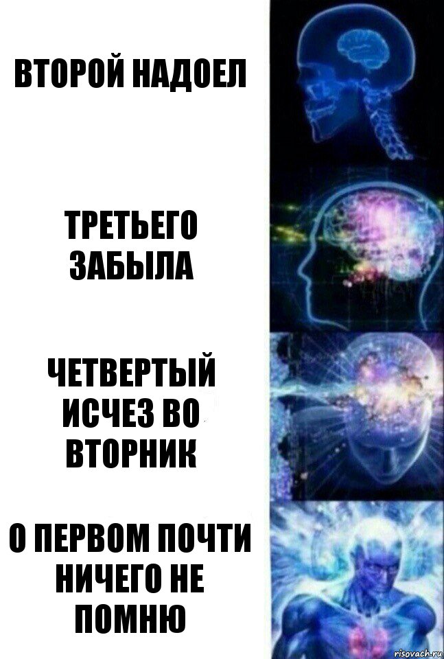 Второй надоел Третьего забыла Четвертый исчез во вторник О первом почти ничего не помню, Комикс  Сверхразум