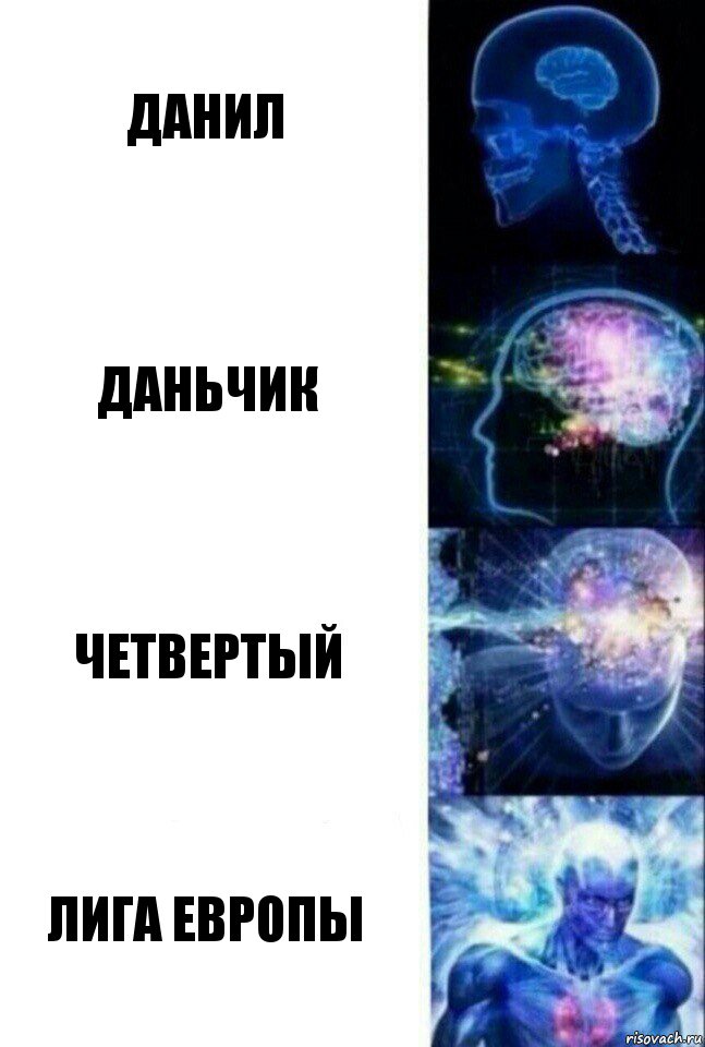 Данил Даньчик Четвертый Лига Европы, Комикс  Сверхразум