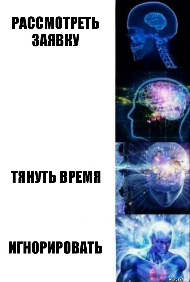 Рассмотреть заявку  Тянуть время Игнорировать, Комикс  Сверхразум