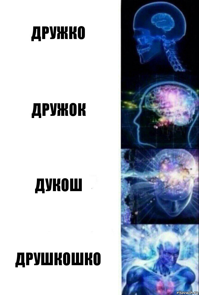 Дружко Дружок Дукош Друшкошко, Комикс  Сверхразум