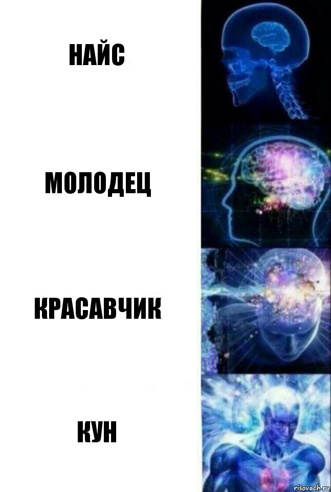 НАЙС МОЛОДЕЦ КРАСАВЧИК КУН, Комикс  Сверхразум