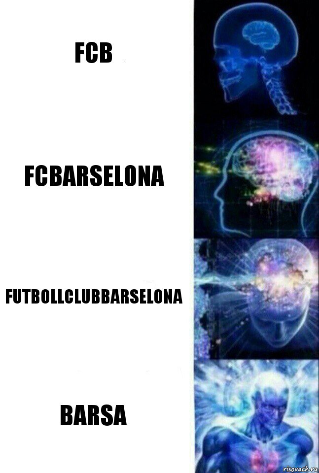 FCB FCBARSELONA FutbollClubBarselona Barsa, Комикс  Сверхразум