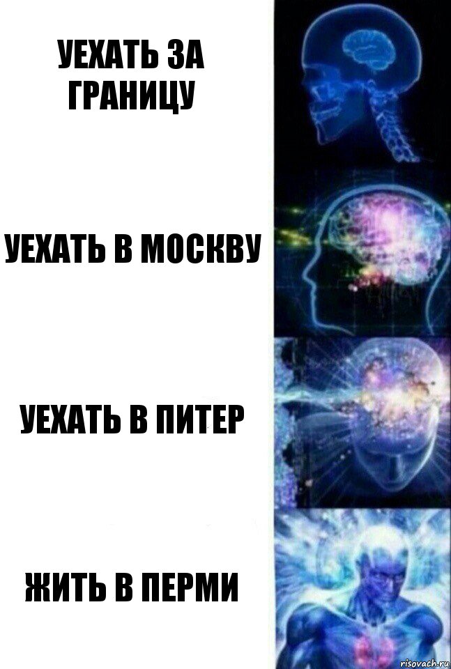 уехать за границу уехать в москву уехать в питер жить в перми, Комикс  Сверхразум