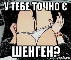 у тебе точно є шенген?