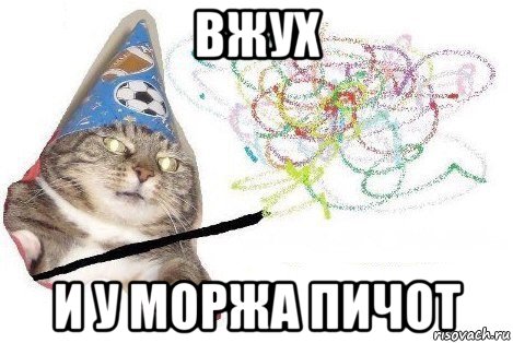 вжух и у моржа пичот, Мем Вжух