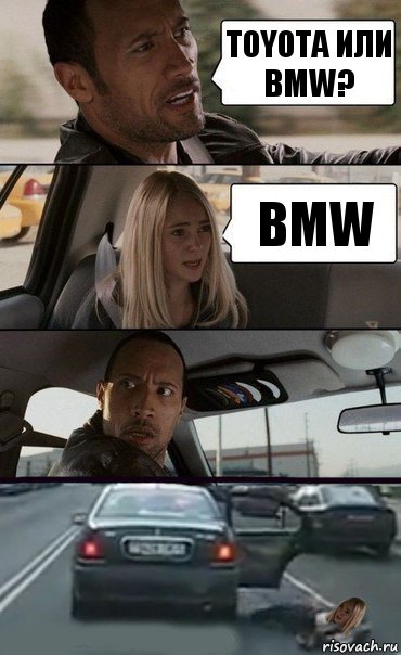 Toyota или BMW? BMW