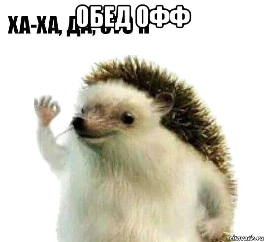 обед офф , Мем Ха-ха да это я