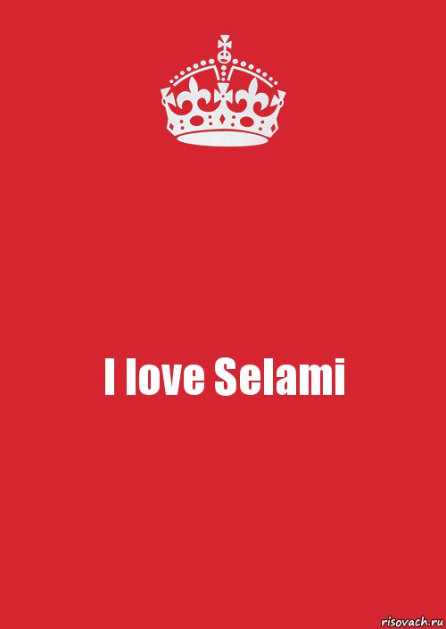 I love Selami, Комикс Keep Calm 3