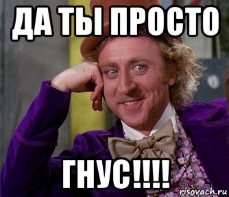 да ты просто гнус!!!!, Мем мое лицо