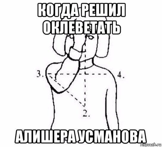 когда решил оклеветать алишера усманова, Мем  Перекреститься