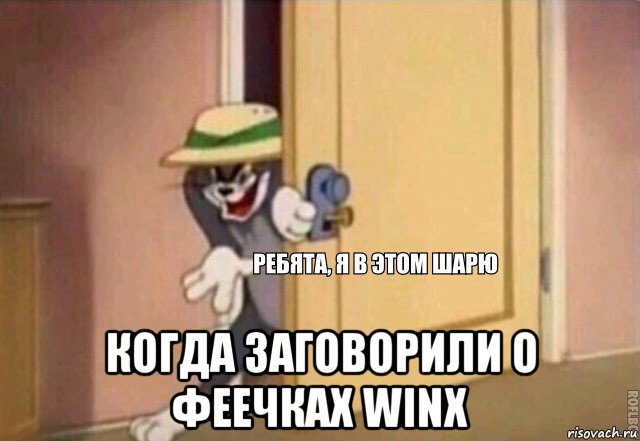  когда заговорили о феечках winx, Мем    Ребята я в этом шарю