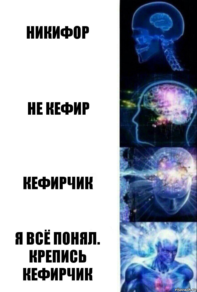 никифор не кефир кефирчик я всё понял. Крепись кефирчик, Комикс  Сверхразум