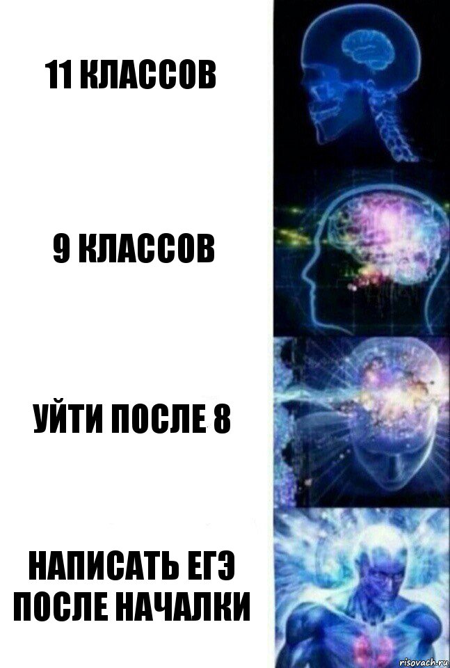 11 классов 9 классов уйти после 8 написать ЕГЭ после началки, Комикс  Сверхразум