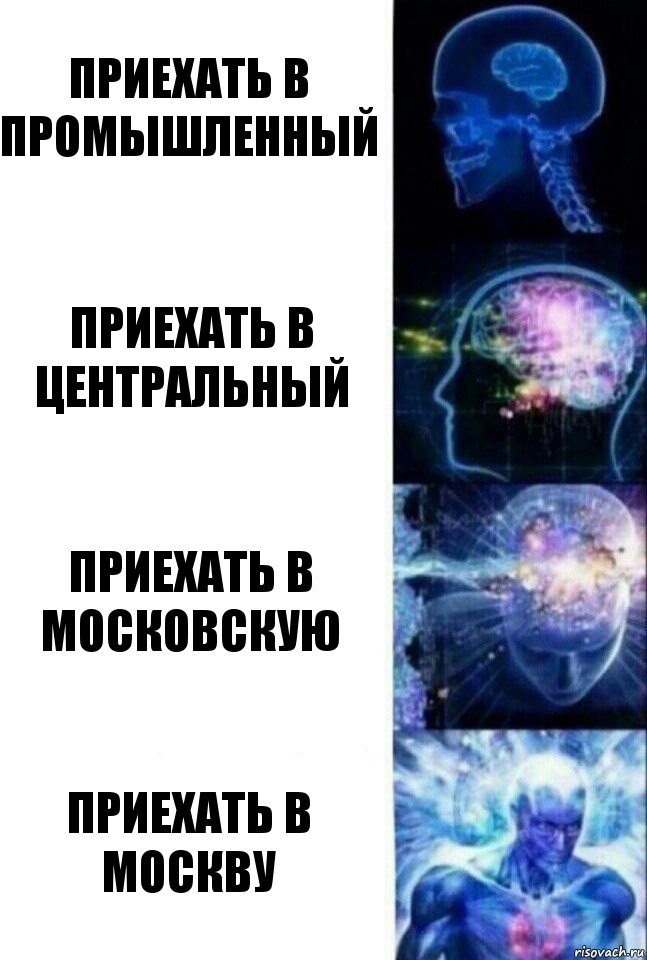 приехать в промышленный приехать в центральный приехать в московскую приехать в москву, Комикс  Сверхразум