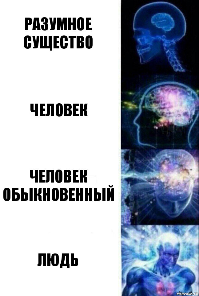 Разумное существо Человек Человек обыкновенный Людь