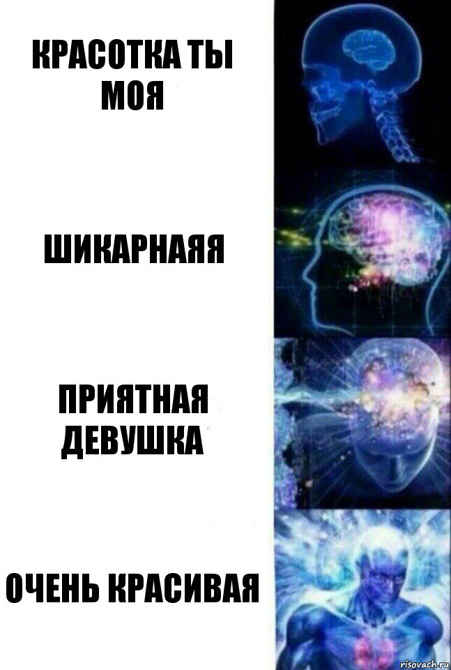 Красотка ты моя Шикарнаяя приятная девушка Очень красивая, Комикс  Сверхразум