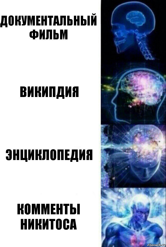 документальный фильм википдия энциклопедия комменты Никитоса, Комикс  Сверхразум