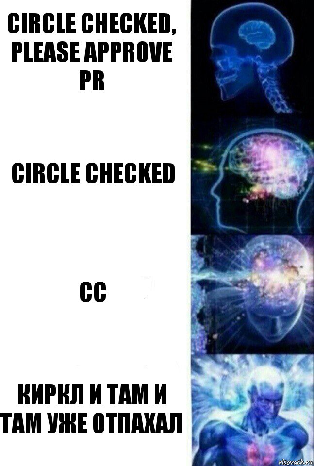 circle checked, please approve PR circle checked CC киркл и там и там уже отпахал, Комикс  Сверхразум