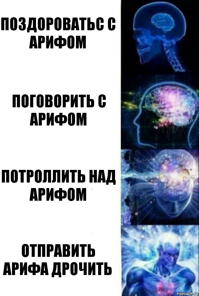 поздороватьс с арифом поговорить с арифом потроллить над арифом отправить арифа дрочить, Комикс  Сверхразум