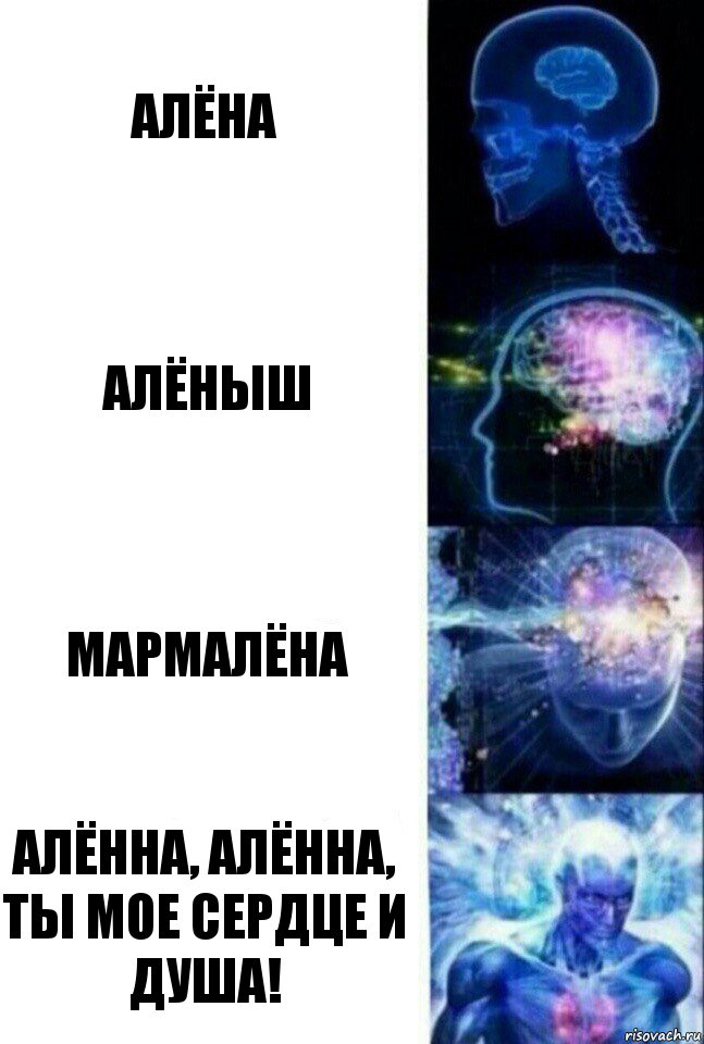 Алёна Алёныш Мармалёна Алённа, алённа, ты мое сердце и душа!, Комикс  Сверхразум