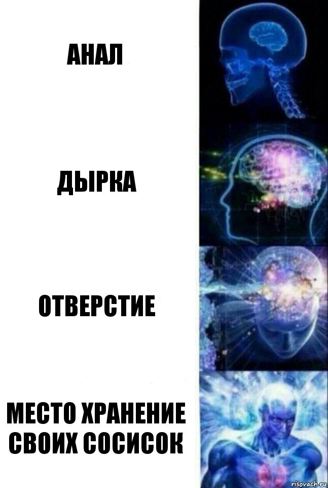 Анал Дырка Отверстие Место хранение своих сосисок, Комикс  Сверхразум