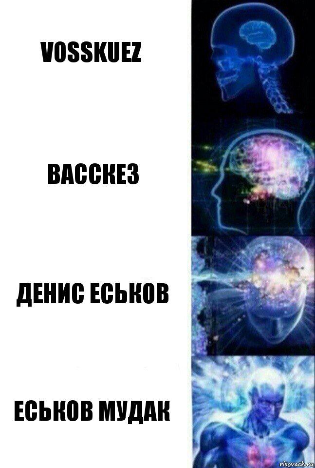 VOsskuez Васскез Денис Еськов Еськов Мудак, Комикс  Сверхразум