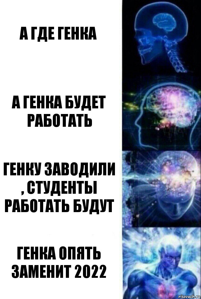 А где Генка а генка будет работать Генку заводили , студенты работать будут Генка опять заменит 2022, Комикс  Сверхразум