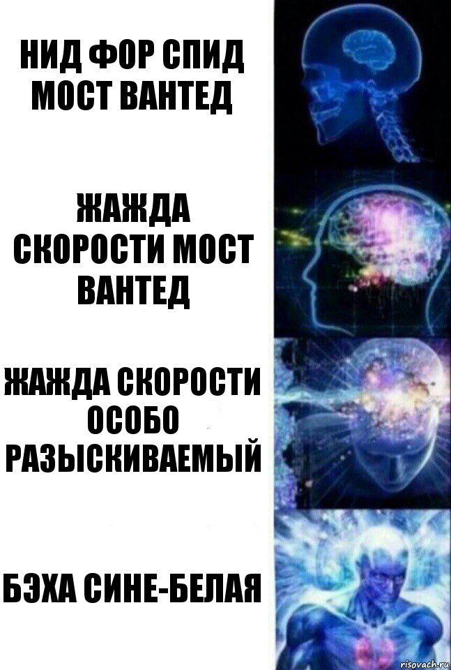 Нид фор спид мост вантед жажда скорости мост вантед жажда скорости особо разыскиваемый бэха сине-белая, Комикс  Сверхразум