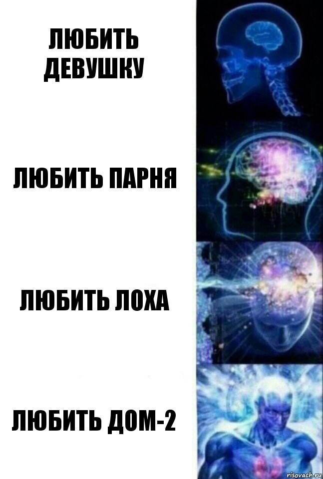 Любить девушку Любить парня Любить лоха ЛЮБИТЬ ДОМ-2, Комикс  Сверхразум