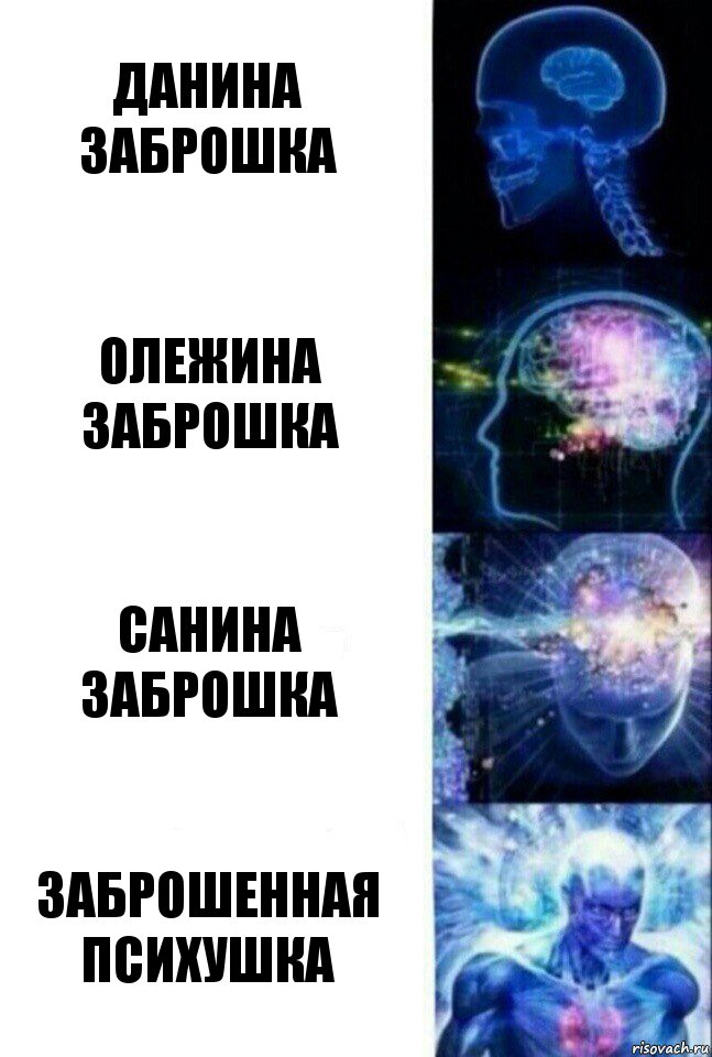 данина заброшка олежина заброшка санина заброшка заброшенная психушка, Комикс  Сверхразум