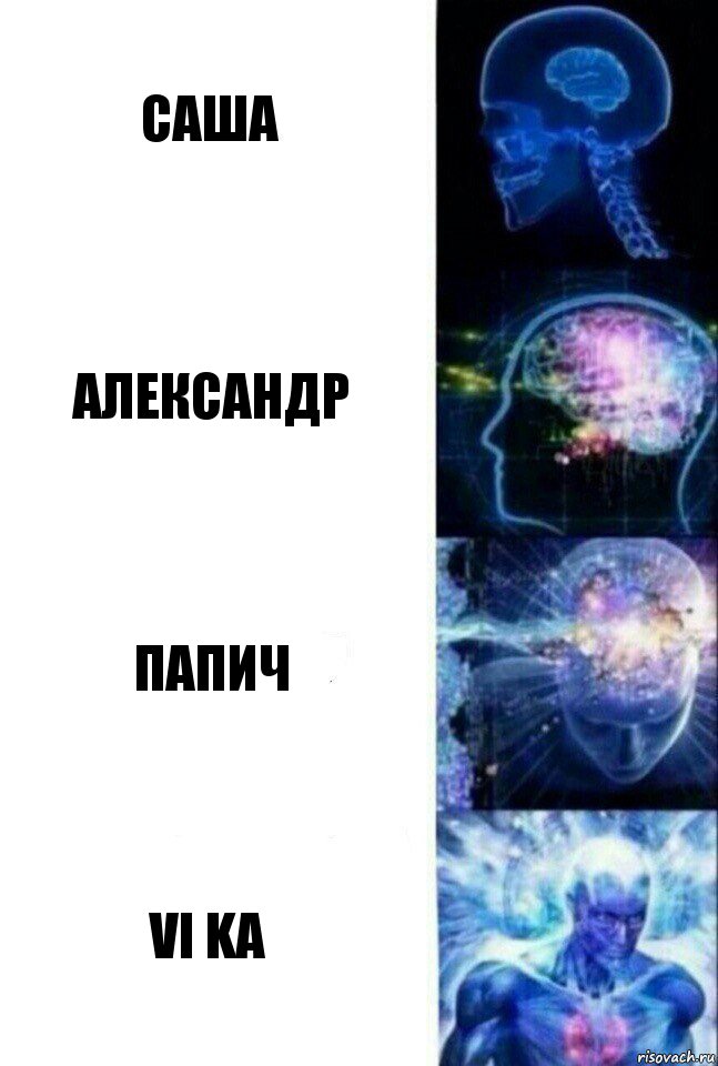 Саша Александр Папич VI KA, Комикс  Сверхразум