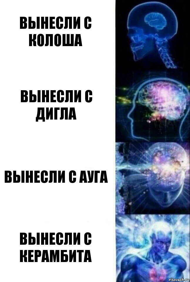 Вынесли с колоша Вынесли с дигла Вынесли с ауга Вынесли с керамбита, Комикс  Сверхразум