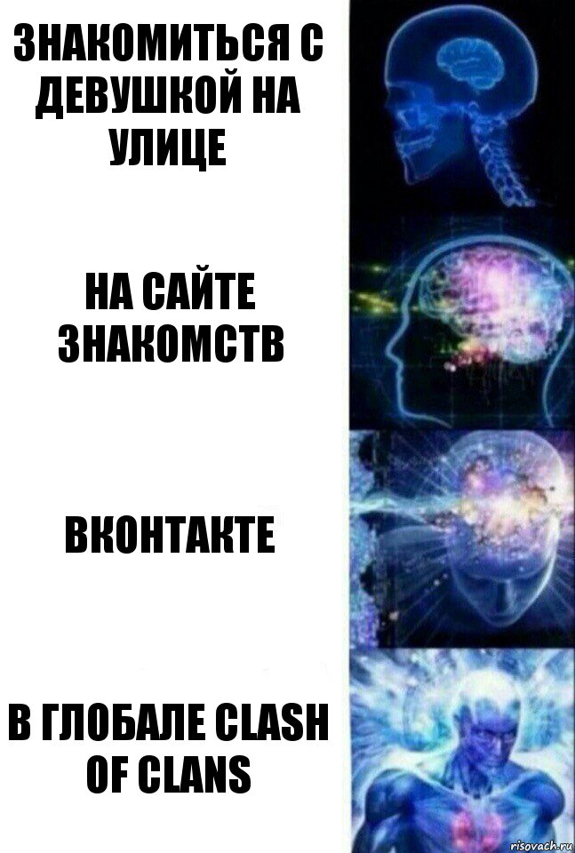 Знакомиться с девушкой на улице На сайте знакомств Вконтакте В глобале clash of clans, Комикс  Сверхразум