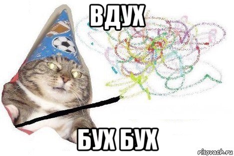 вдух бух бух, Мем Вжух