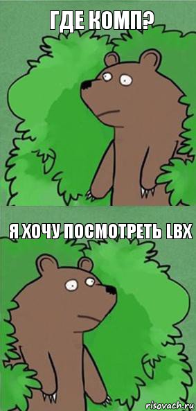 где комп? я хочу посмотреть LBX