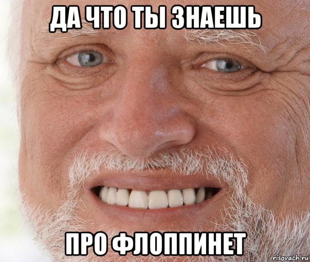 да что ты знаешь про флоппинет, Мем Дед Гарольд