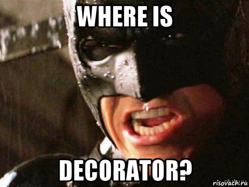 where is decorator?, Мем Где детонатор