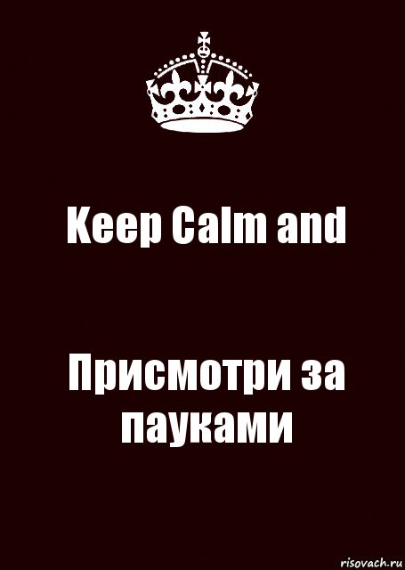 Keep Calm and Присмотри за пауками, Комикс keep calm