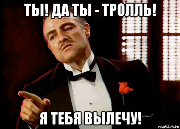 ты! да ты - тролль! я тебя вылечу!, Мем  Ты