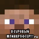  я суровый маинкрафтер!!!, Мем стив