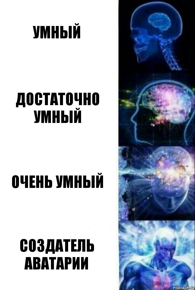 умный достаточно умный очень умный создатель аватарии, Комикс  Сверхразум