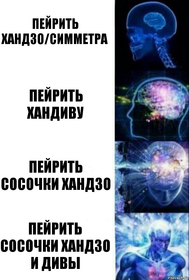 Пейрить Хандзо/Симметра Пейрить Хандиву Пейрить сосочки Хандзо Пейрить сосочки Хандзо и Дивы, Комикс  Сверхразум