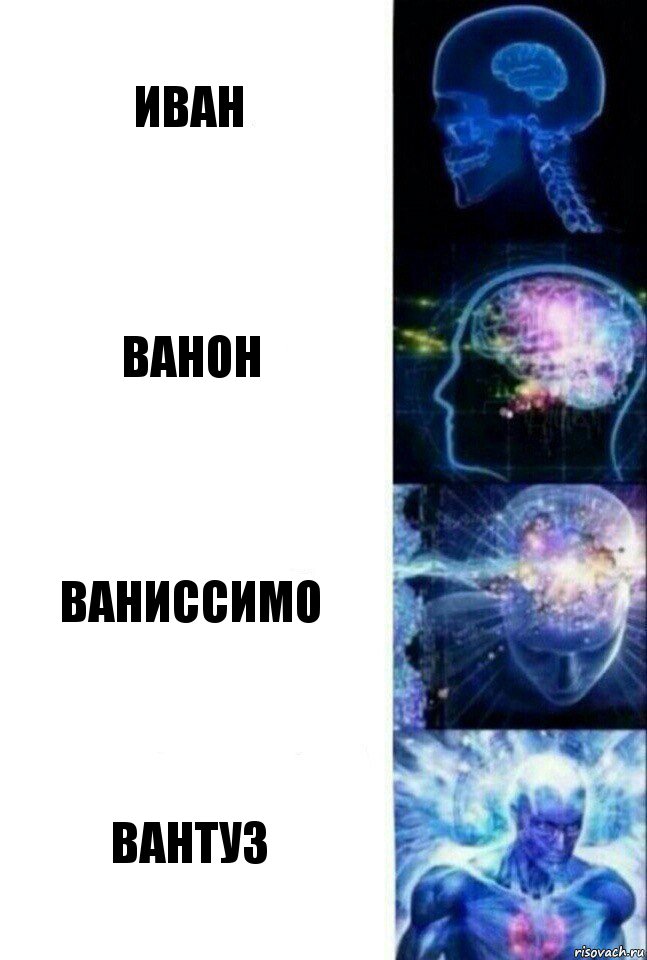 Иван Ванон Ваниссимо Вантуз, Комикс  Сверхразум