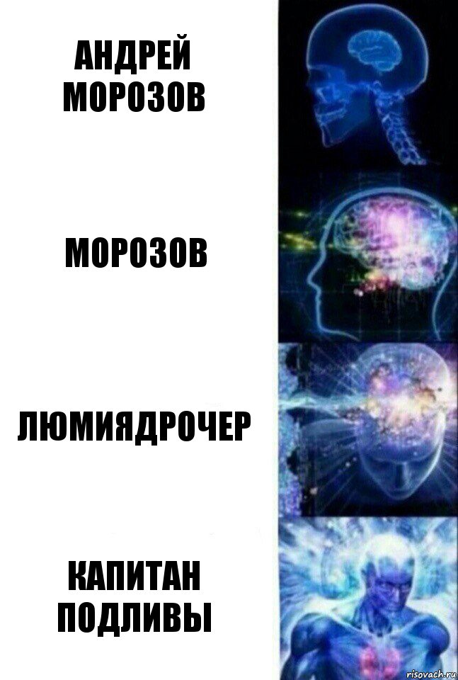 Андрей Морозов Морозов Люмиядрочер Капитан Подливы, Комикс  Сверхразум