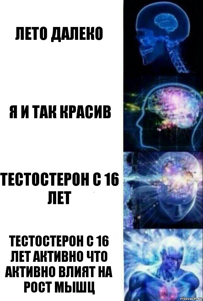 Лето далеко Я и так красив тестостерон с 16 лет тестостерон с 16 лет активно что активно влият на рост мышц, Комикс  Сверхразум