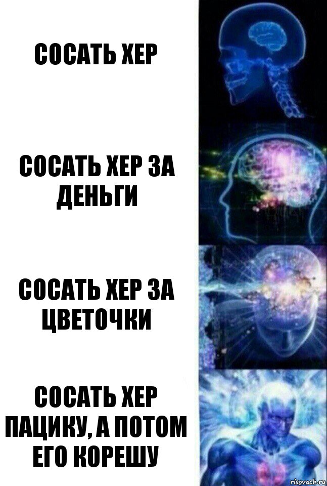 Сосать хер Сосать хер за деньги Сосать хер за цветочки Сосать хер пацику, а потом его корешу, Комикс  Сверхразум