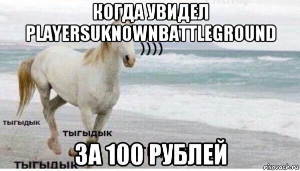 когда увидел playersuknownbattleground за 100 рублей, Мем   Тыгыдык